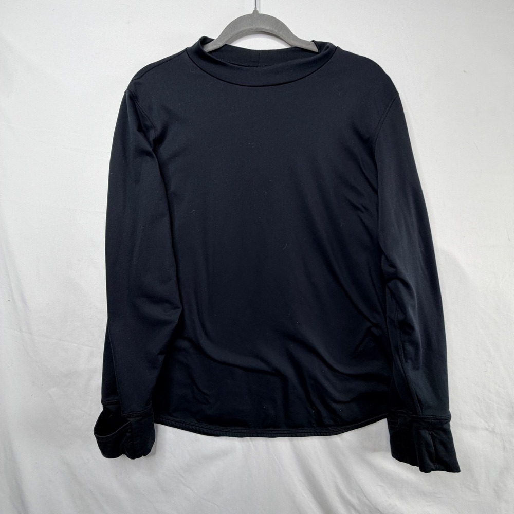 ClimateRight by Cuddl Duds Top XXL Black Long Sleeve Mock Neck Base Layer